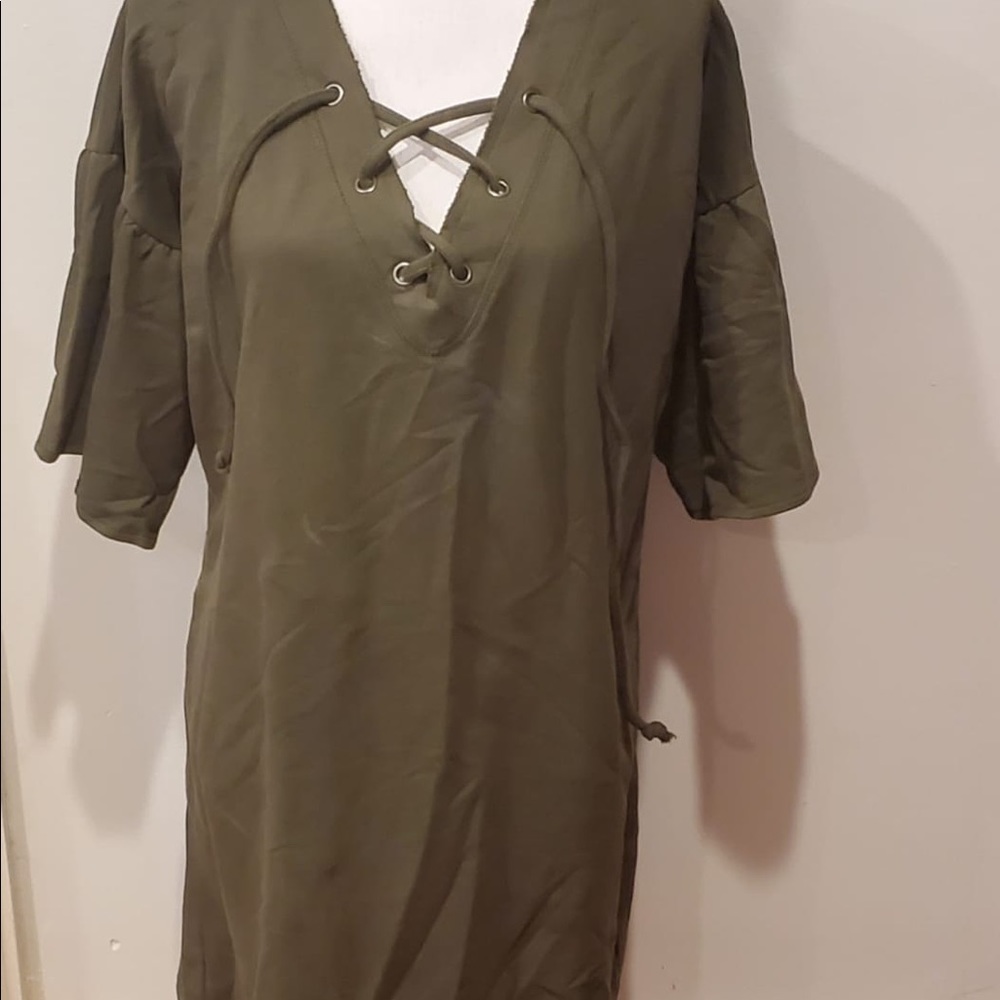 Sanctuary Women’s Mariska Shift Dress Fatigue